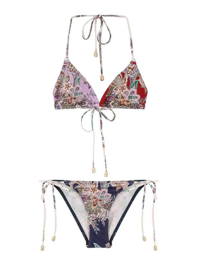 Bikini in nylon rhiannon Multicolore