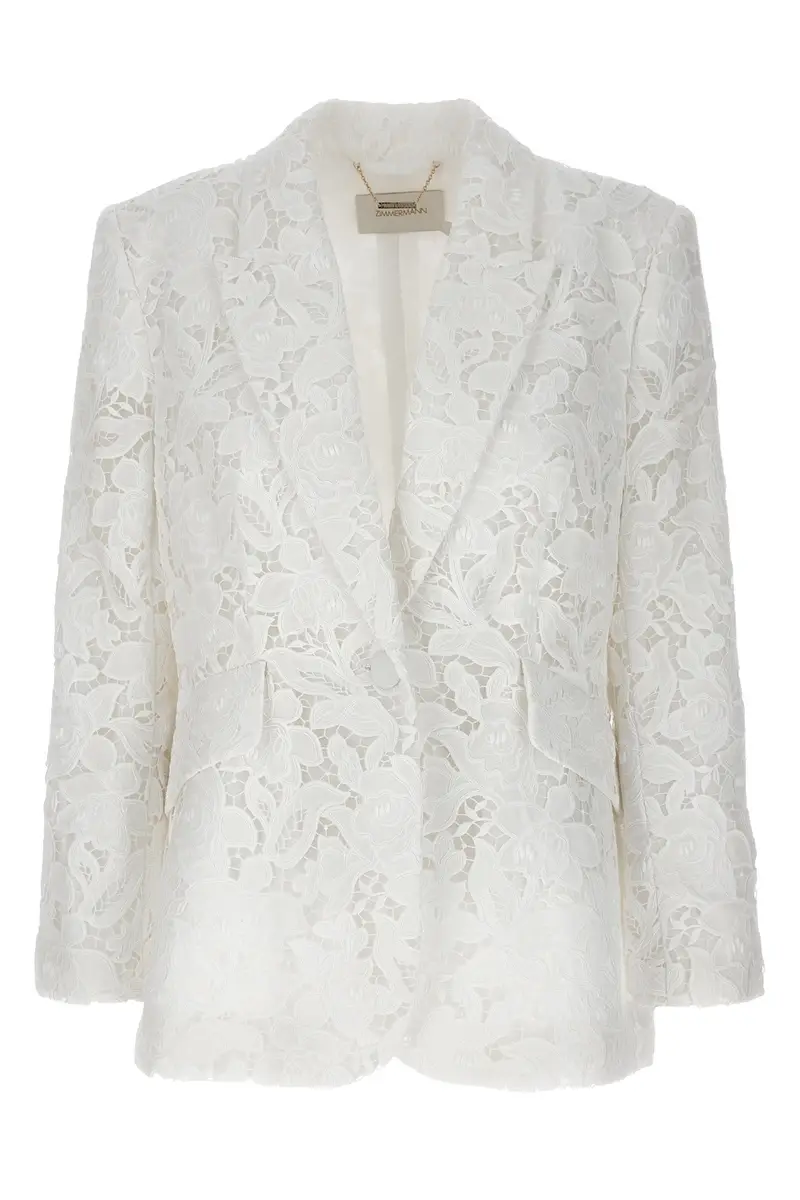 Blazer Natura Lace Bianco