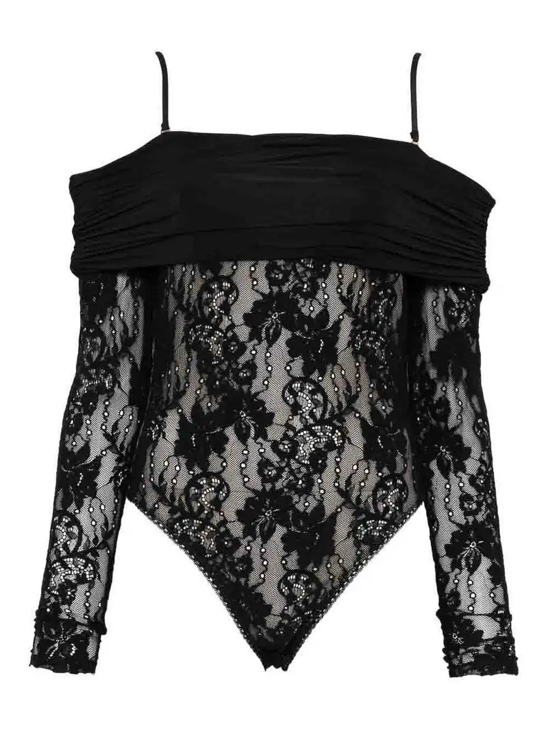 Body in pizzo nero