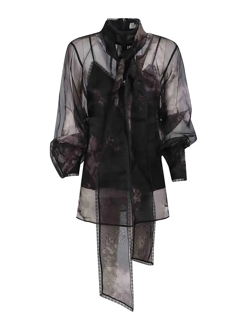 Camicetta Hypnotic Pussybow Nero