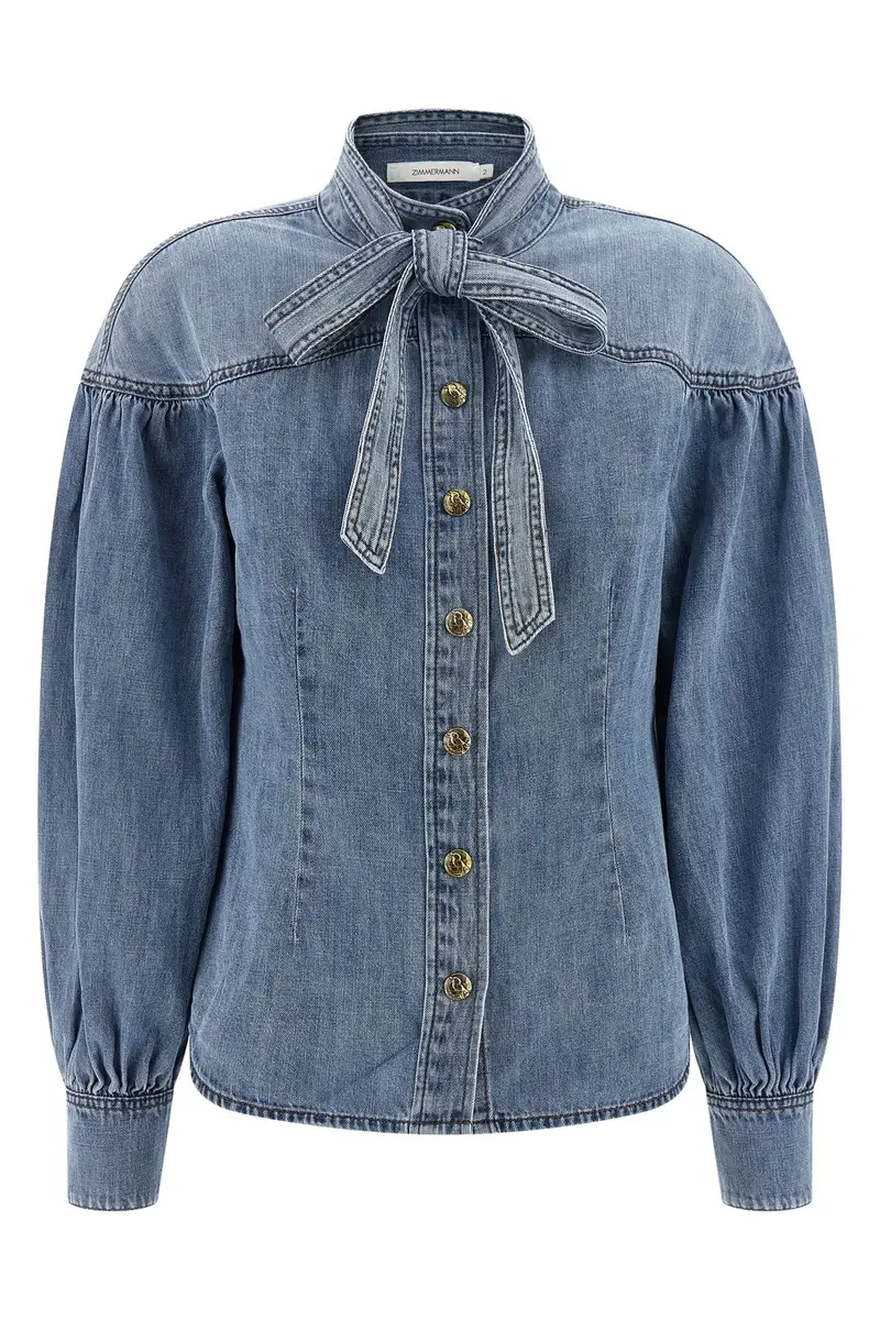 Camicia Denim Azzurro