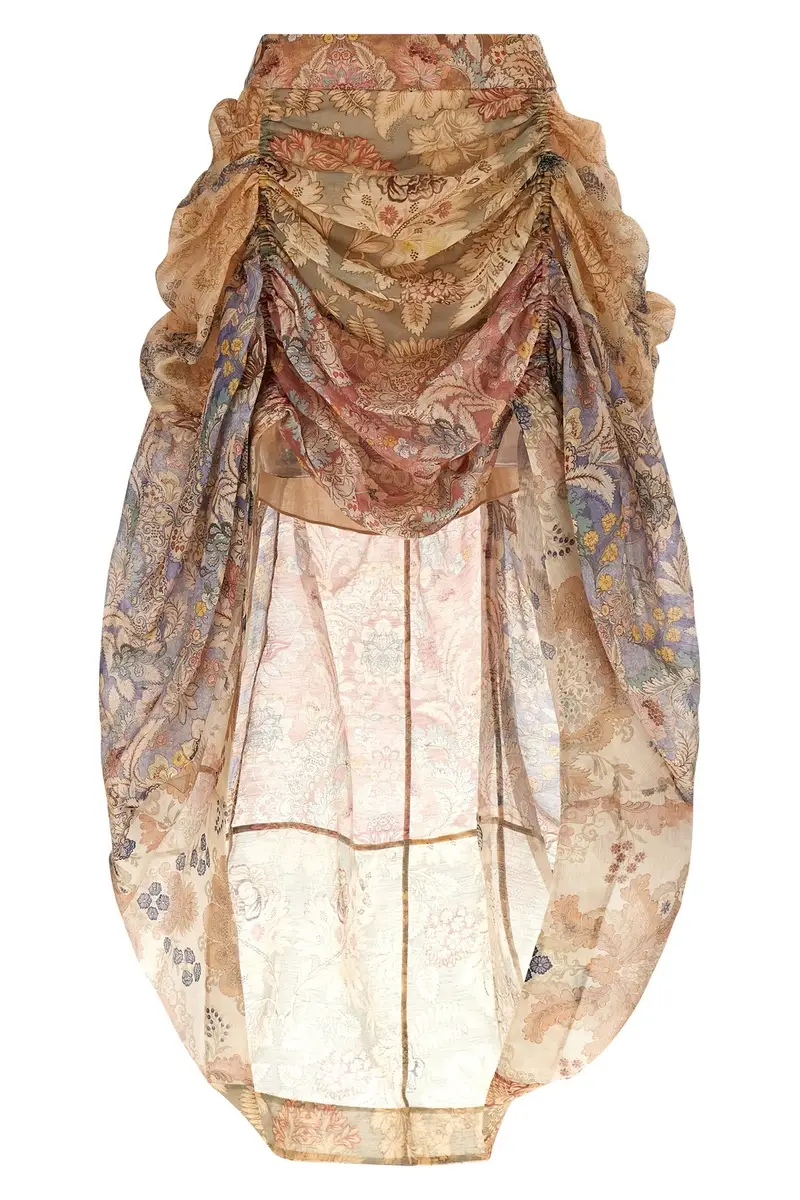 Gonna Drappeggiata Rebellion Rosa