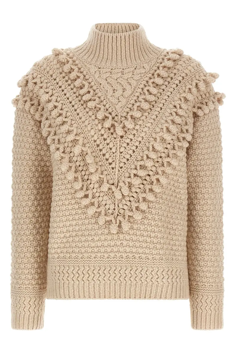 Maglione 'Hypnotic Bauble' Beige