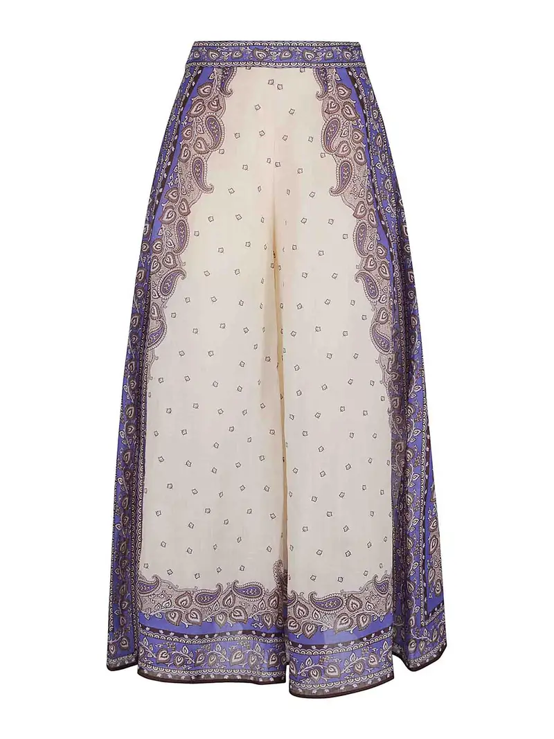 Pantaloni corti Maxine a gamba larga Viola