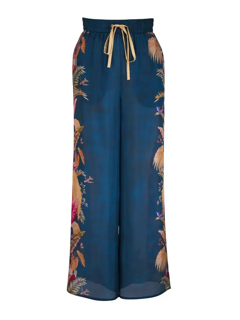 Pantaloni rilassati in ascensione Blu