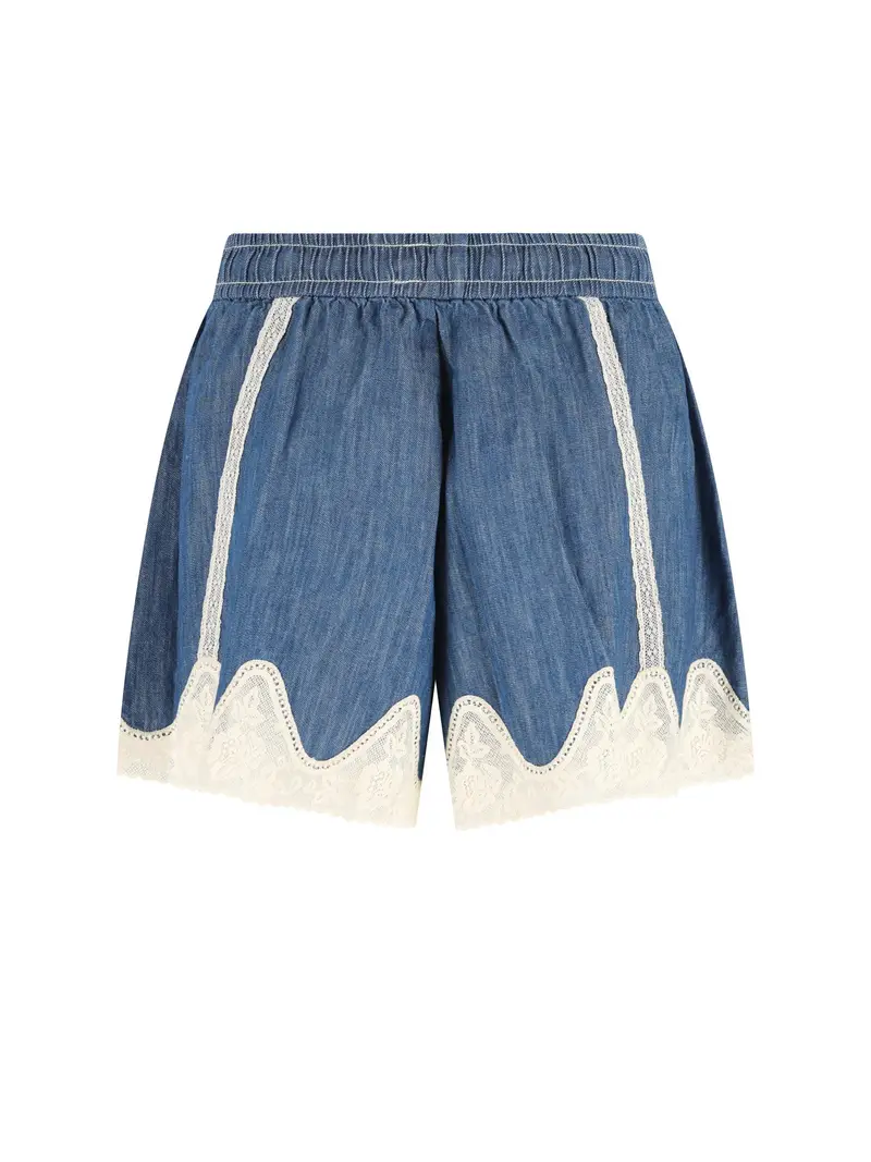 Short In Denim Awaken BLU miniatura 2