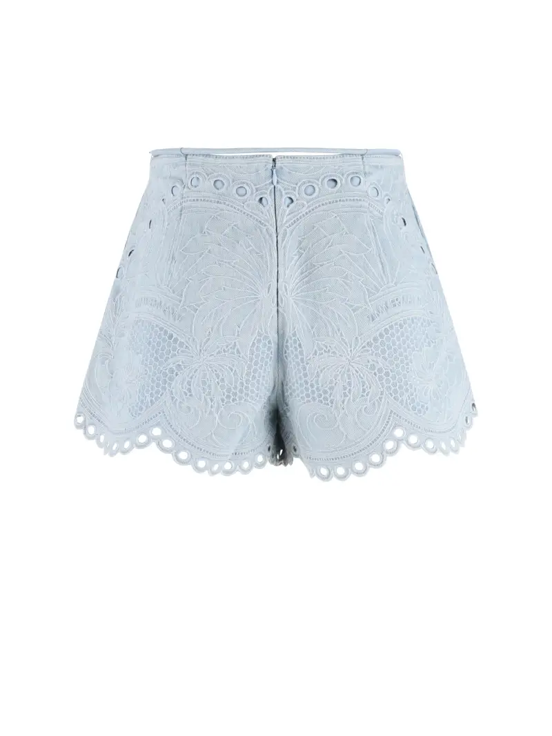 Shorts In Denim Daylight AZZURRO miniatura 2