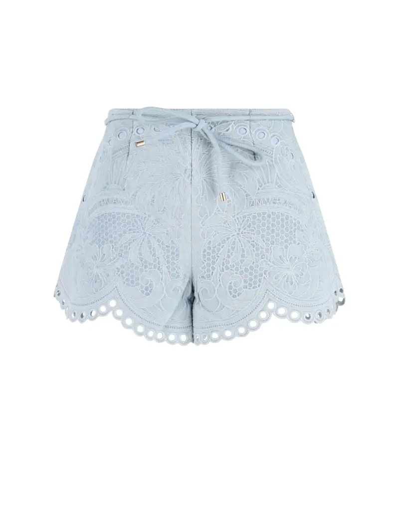 Shorts In Denim Daylight AZZURRO