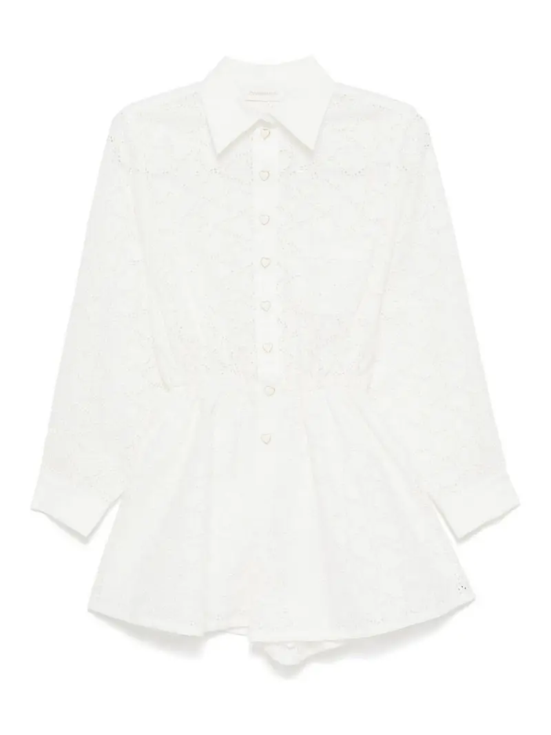 Tutina in lino Crush Bianco