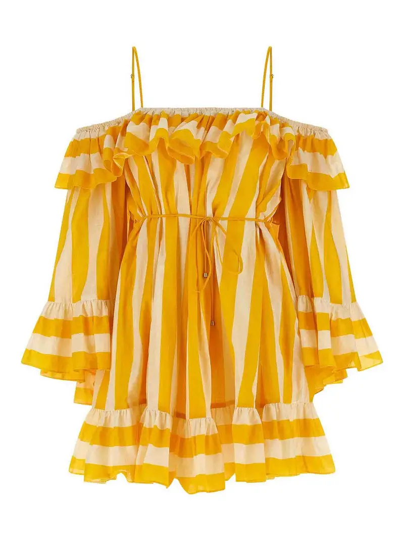 Vestito alla luce del giorno Giallo