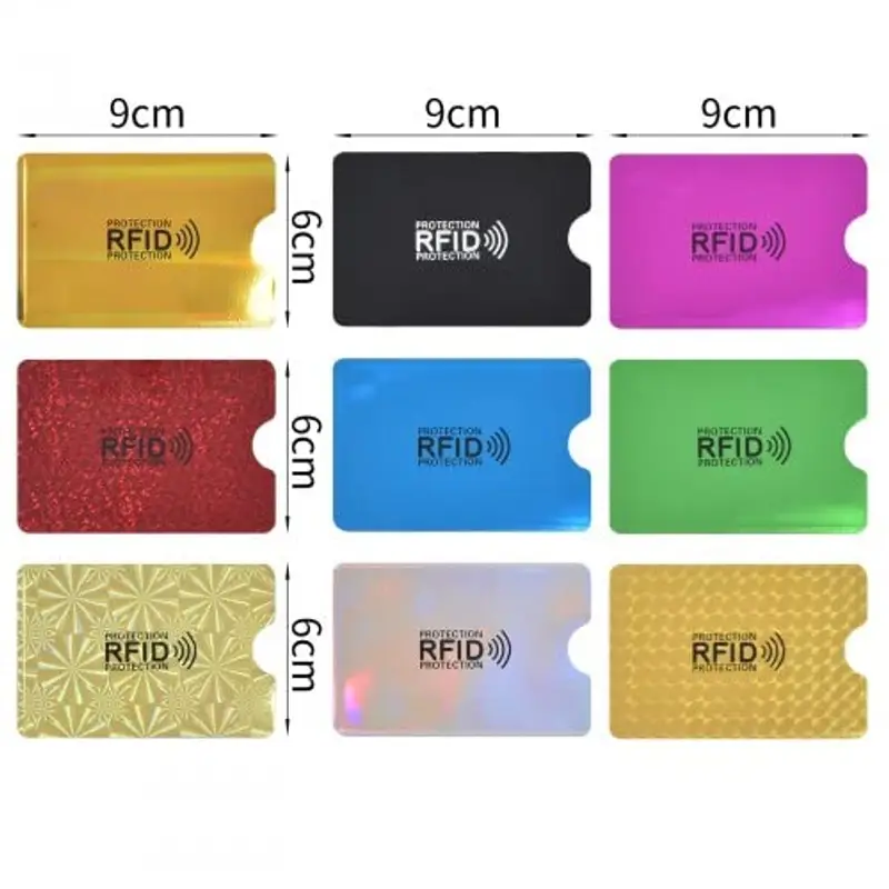 Zimoer 27 Custodie Blocco Rfid E Nfc, Blocco Rfid, Proteggi Carte Di Credito Contactless, Protezione Carte Di Credito, Rfid Protection Card, Protezione Rfid, Protezione Per Carta Di Credito miniatura 2
