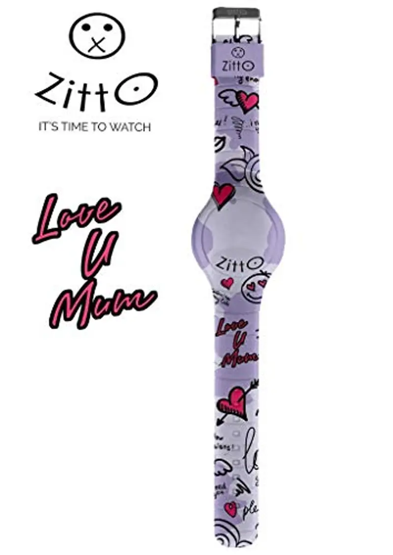Zitto Orologio LOVE U MUM Flash Edition Silicone Colorato miniatura 2