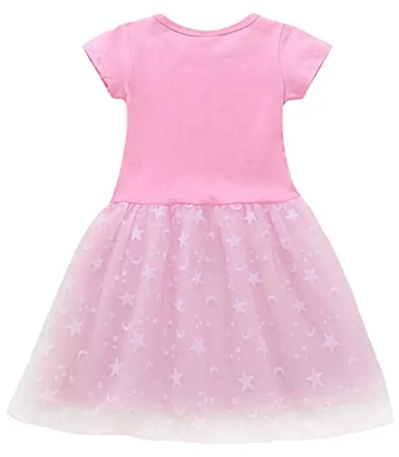 ZKomoL Youtuber Bambina Abbigliamento Vestito Bambina Vestitome Maglietta Bambina (IT, età, 7 Anni, 8 Anni, Regular, Rosa D) miniatura 3