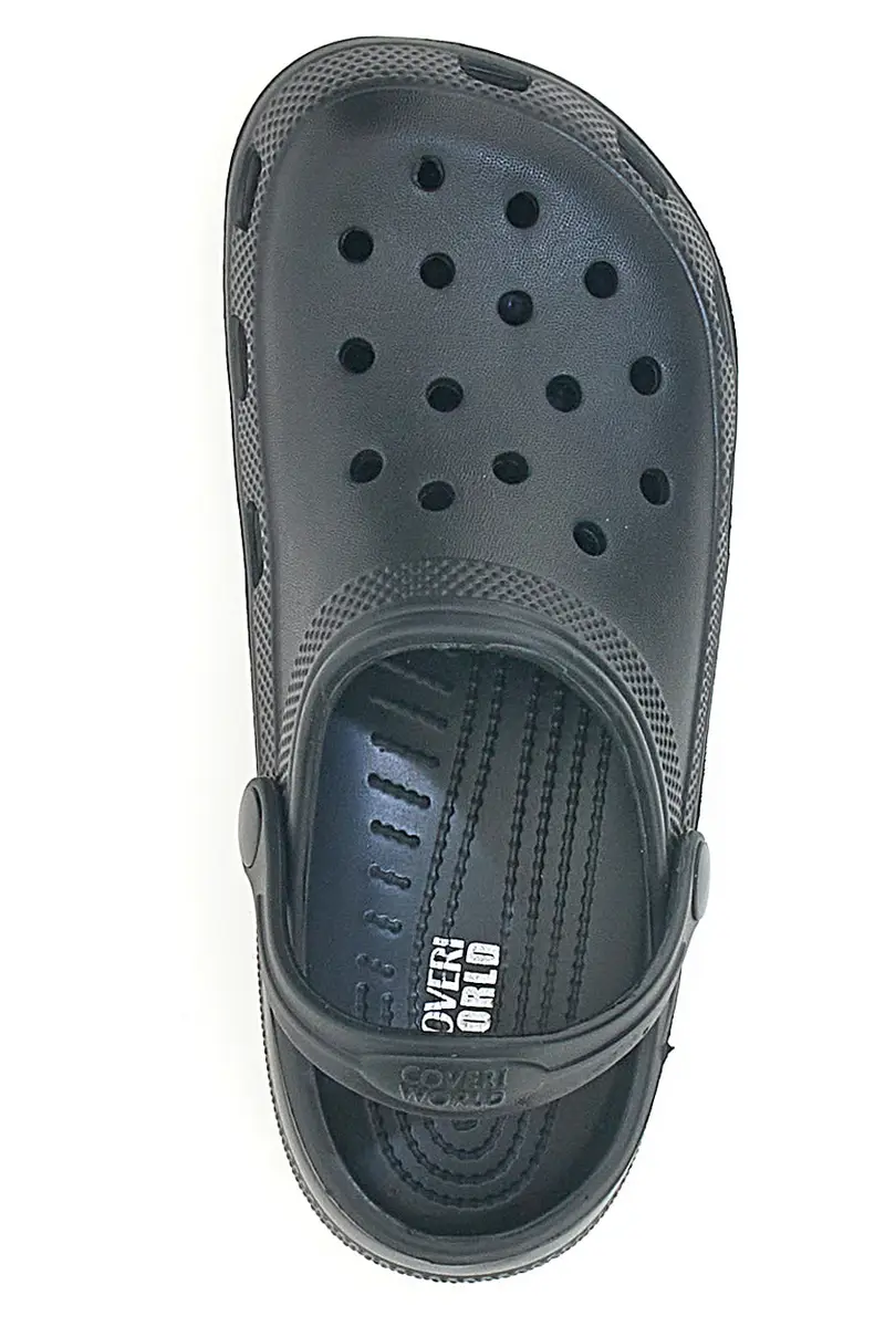 Zoccoli neri traforati con cinturino COVERI WORLD DCW42AL miniatura 3