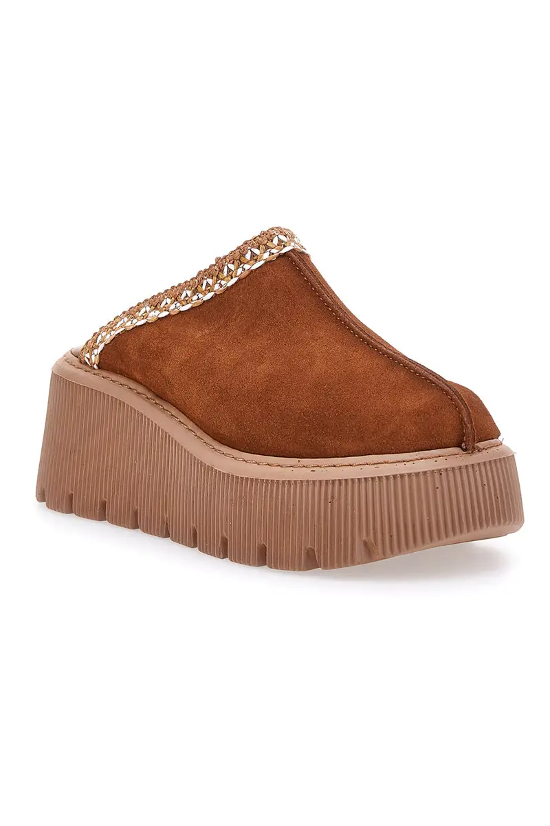 Zoccoli Sabot Invernali Marrone con Platform PITTARELLO 5796 miniatura 2