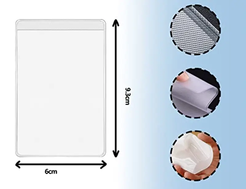 ZoeTekway 12 Custodie Trasparenti per Carte di Credito, Protezione Perfetta per Patente di Guida e Altre Carte miniatura 2