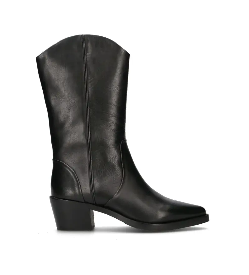 ZOLDO Stivale donna nero in pelle Vario