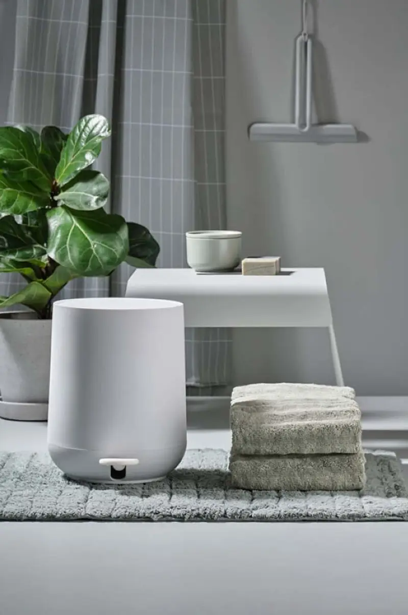 cestino dei rifiuti 3 L Bianco miniatura 3