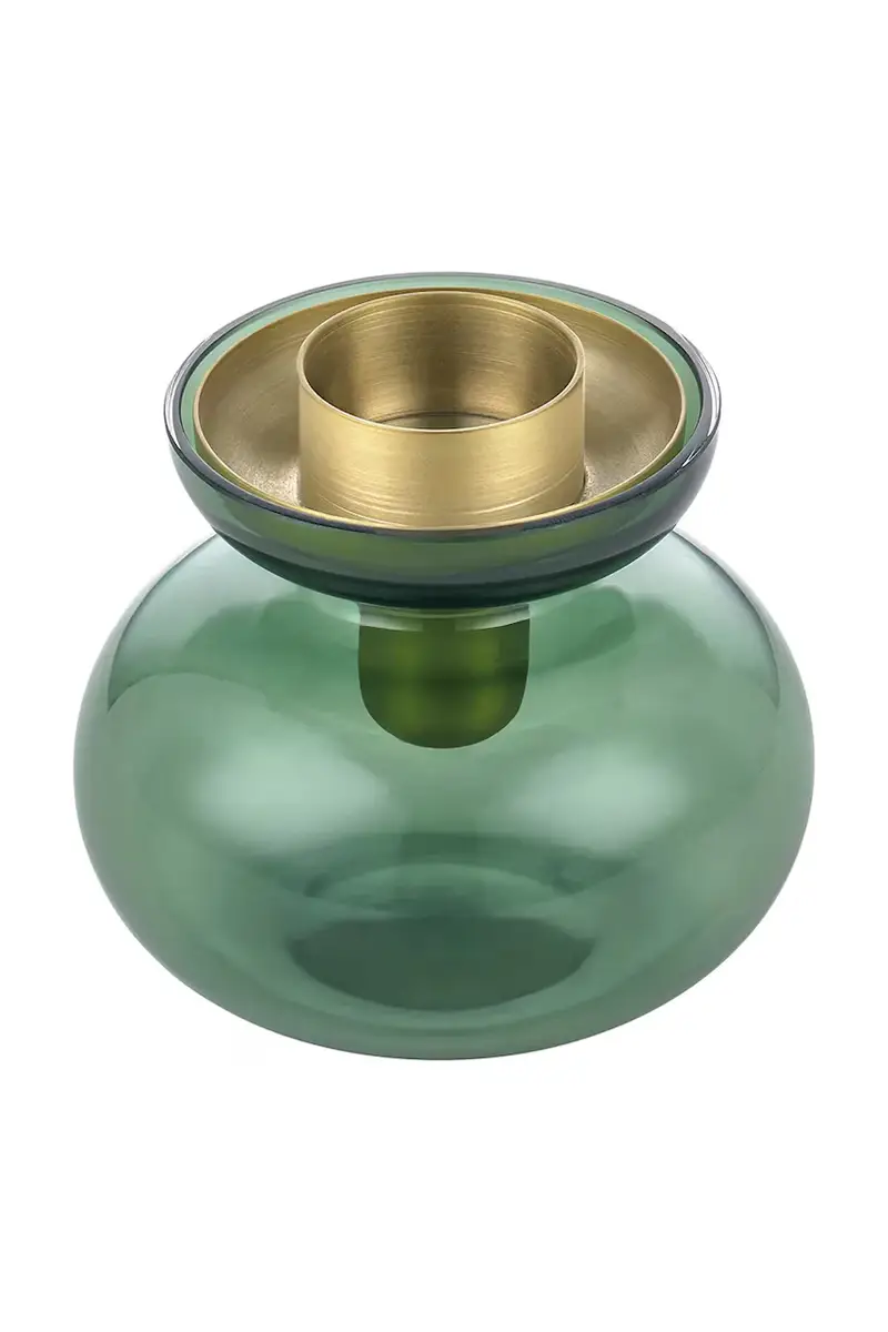 vaso o portacandele Inu 10, 8 x 11 cm Turchese miniatura 2