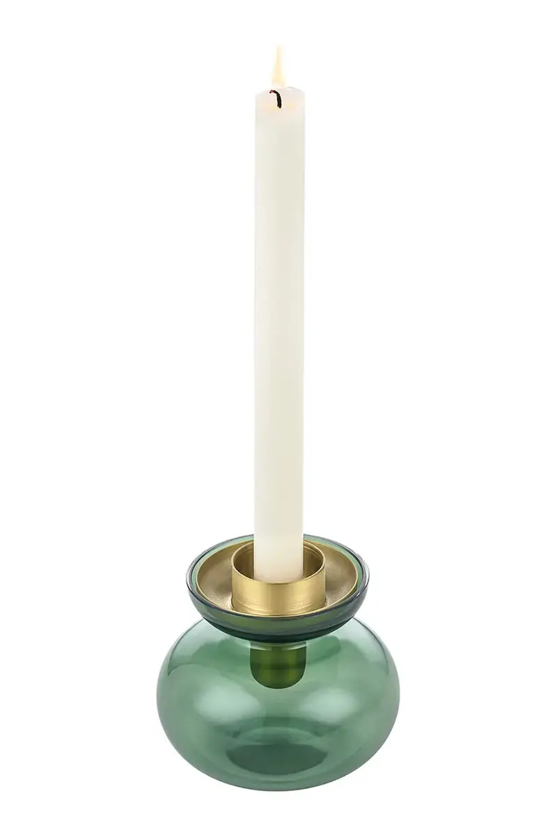 vaso o portacandele Inu 10, 8 x 11 cm Turchese miniatura 4