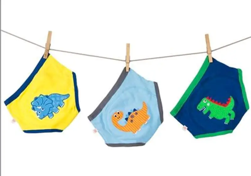 Zoocchini Mutandine Apprendimento al Vasino - Set Mutandine Lavabili Bambino 3T-4T, 0.184 kilograms, 3 unità