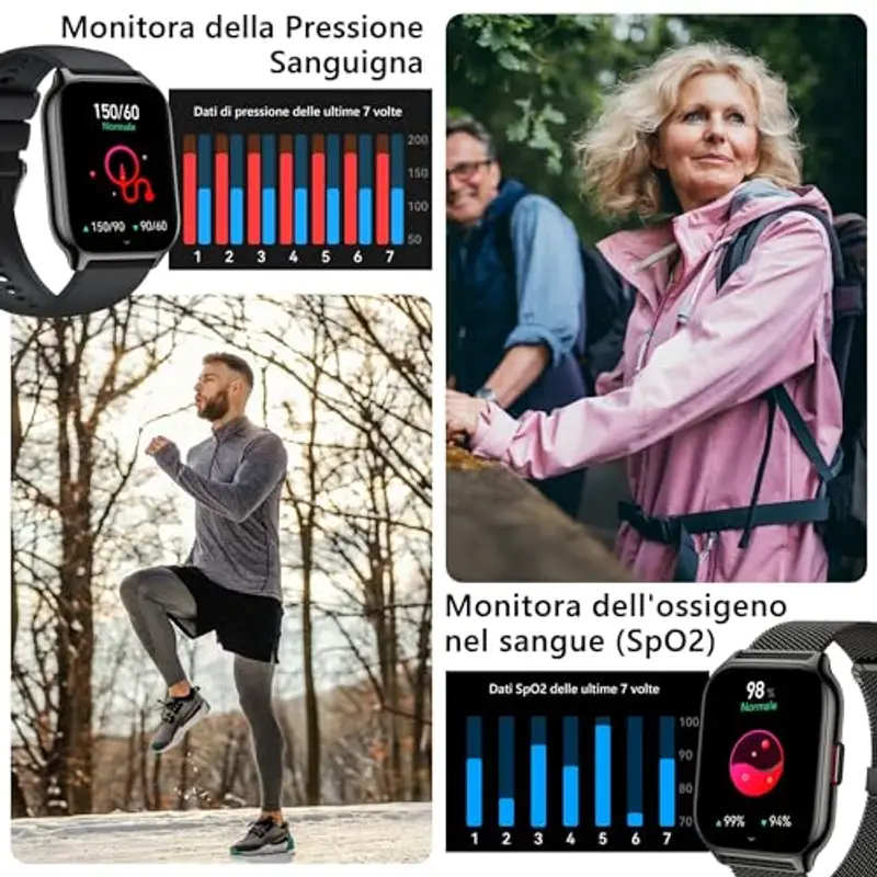 ZOSKVEE Smartwatch Uomo 1598191 miniatura 3