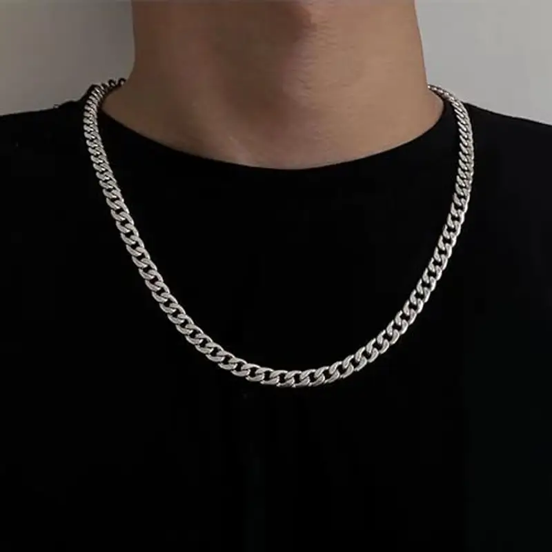 Zuofan Collane Uomo Argento 808051 miniatura 3