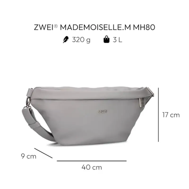Zwei Mademoiselle.M MH80 Crossbag Foggy miniatura 2