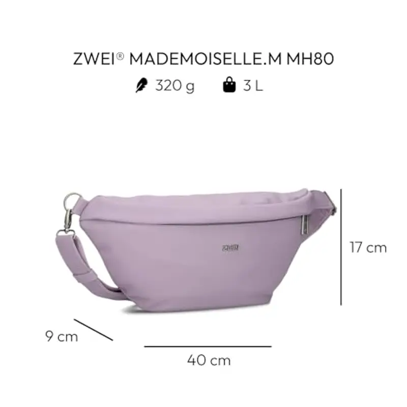 zwei Mademoiselle.M MH80 Crossbag Lilac miniatura 2