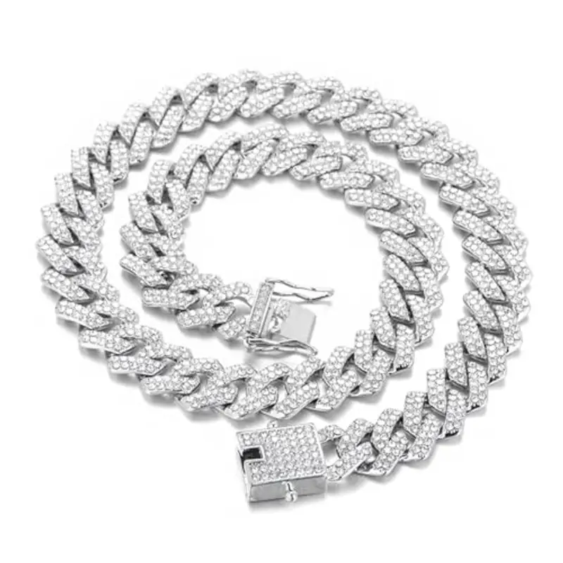 ZXUSHE Collane Uomo Argento 807933