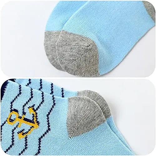 ZYUPHY 10 Paia Calzini Bambino Cotone Unisex Multipack Calzini Neonato Simpatico Cartone Colorati Animato Morbido miniatura 3