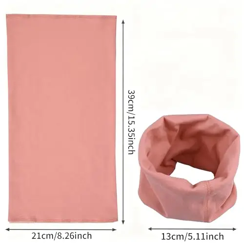 ZYUPHY 2 Pezzi Scaldacollo Bambini Sciarpa Bambina Bambino Invernale Autunno Primavera Sciarpa Bambini Multifunzione miniatura 2