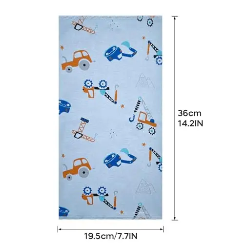 ZYUPHY 4 Pezzi Scaldacollo Bambini Cotone Sciarpa Bambina Bambino Invernale Autunno Primavera Sciarpa Bambini miniatura 2