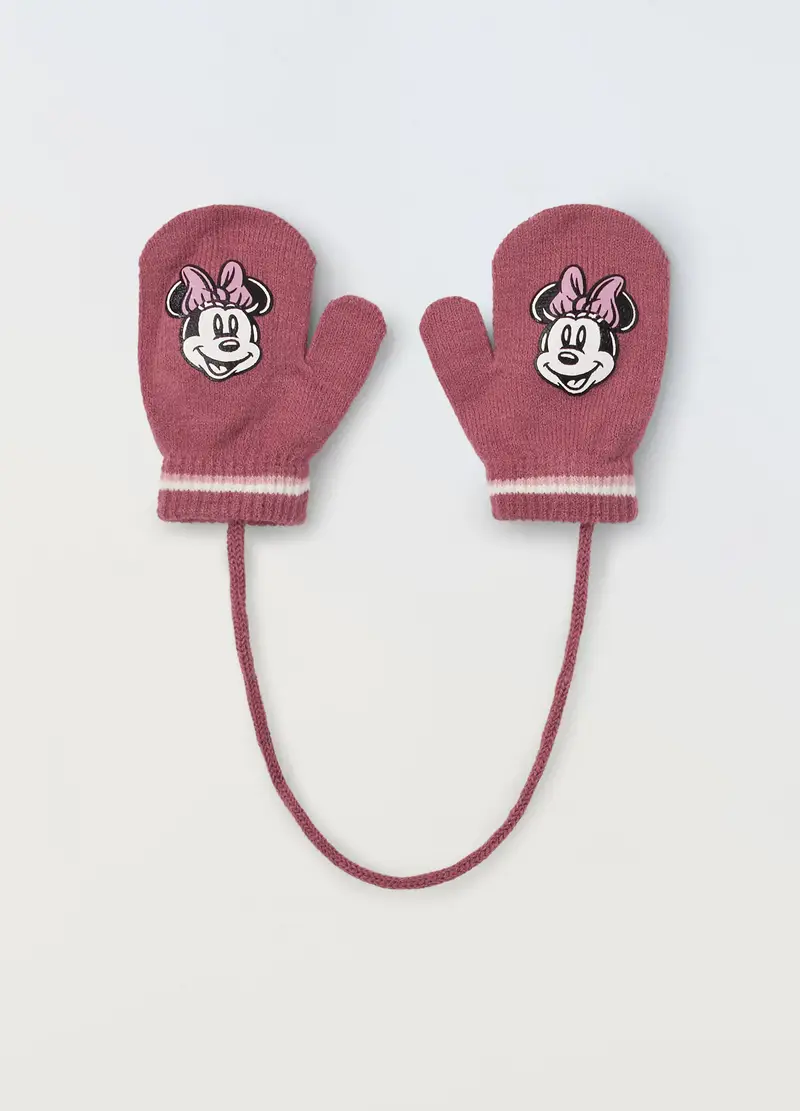 , Muffole Tricot Con Laccetto Neonata, Rosa scuro, .U