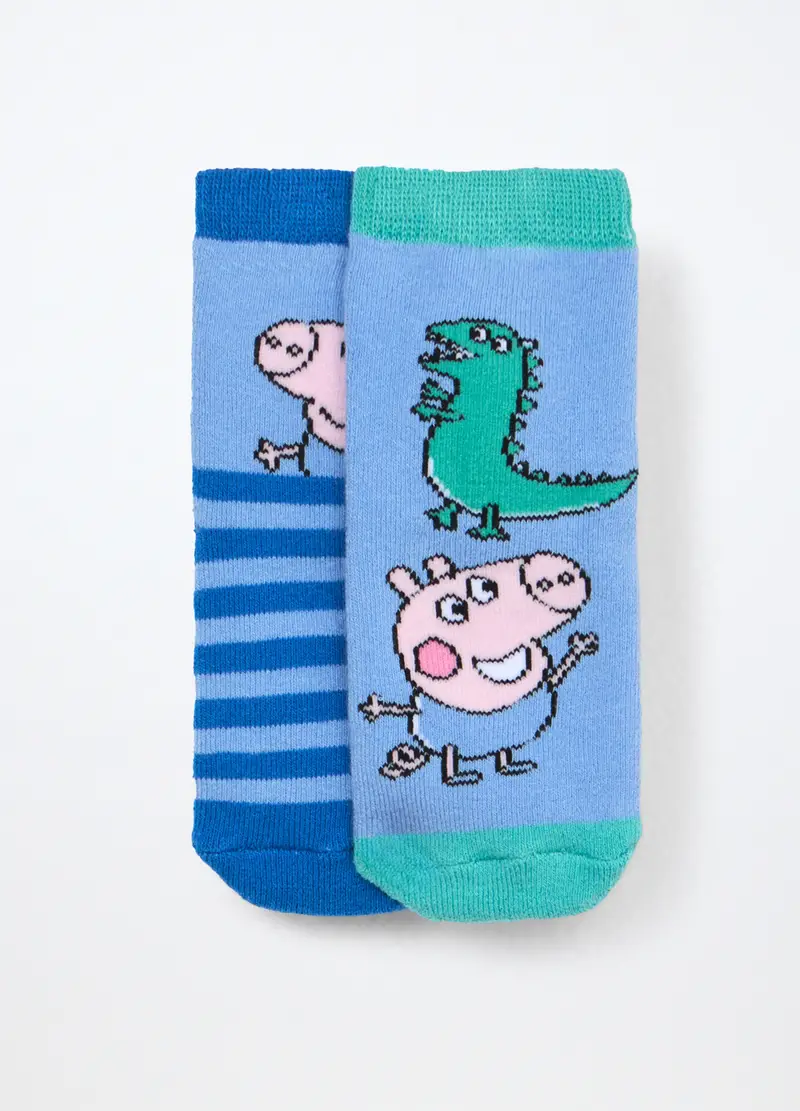 , Pack 2 Calze Corte Peppa Pig Antiscivolo Neonato,...