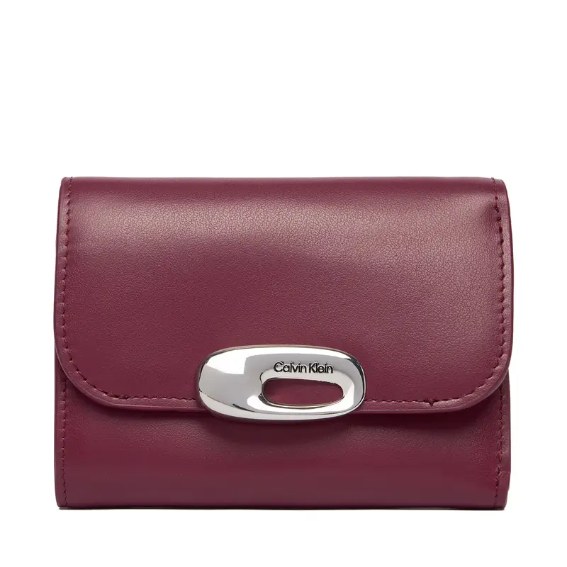 Portafoglio Calvin Klein Hardware Trifold With Zip Pocket...