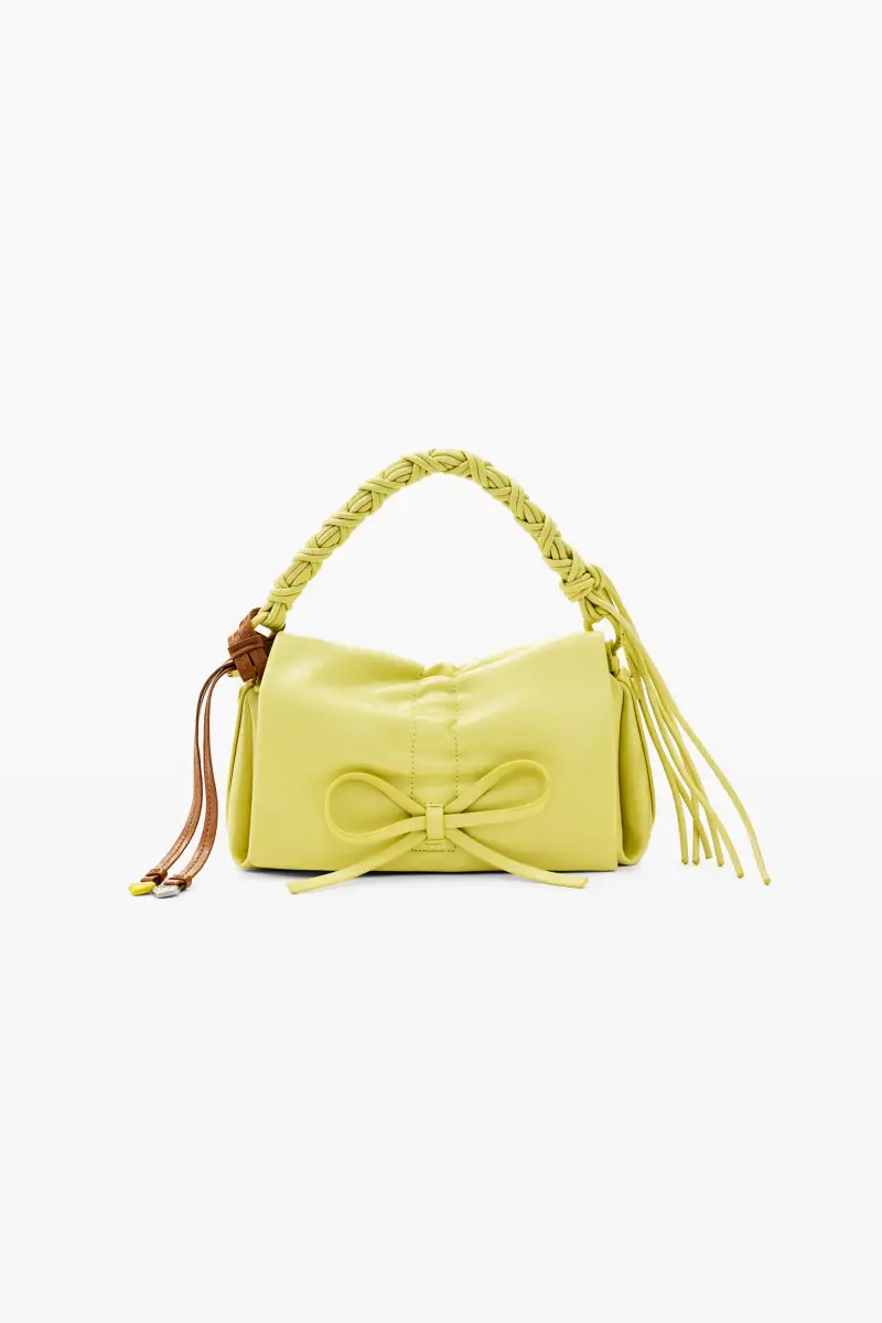 Borsa piccola con fiocco brillante GREEN