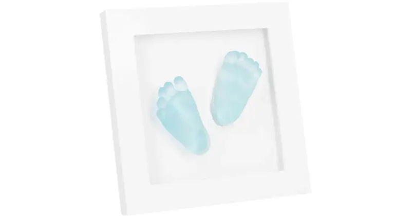 Crystal Memories DeLuxe 3D Frame Handprint & Footprint set...