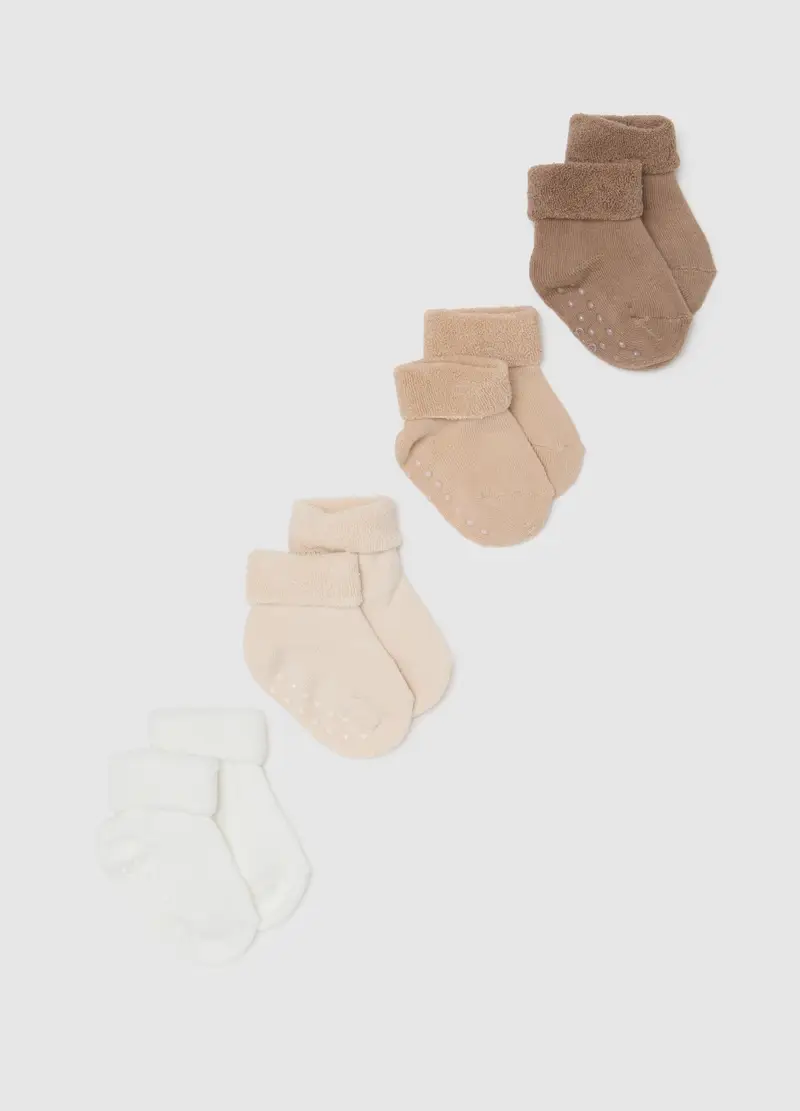 , Multipack Di Quattro Calzini Da Neonato In Cotone...
