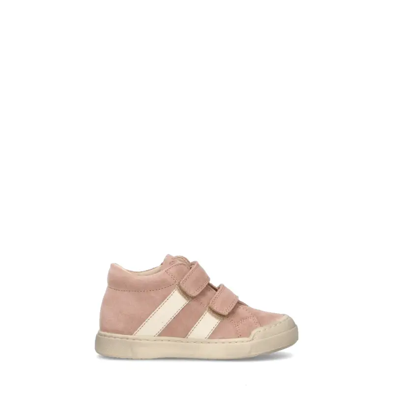 Sneaker bimba rosa in suede Vario