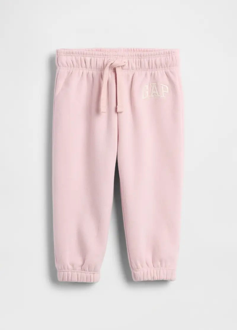 Pantaloni in misto cotone, Rosa cipria