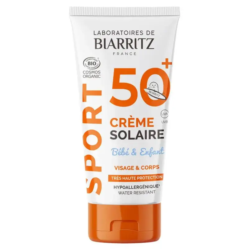 Sport Crema Solare Neonato & Bambino SPF50+ Bio Viso &...