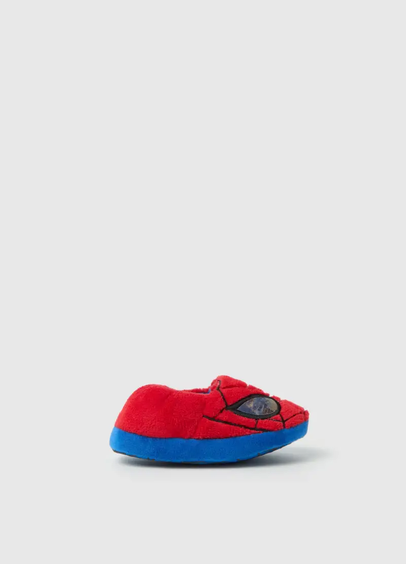 , Pantofole Da Bambino In Tessuto Con Design Spider-man,...