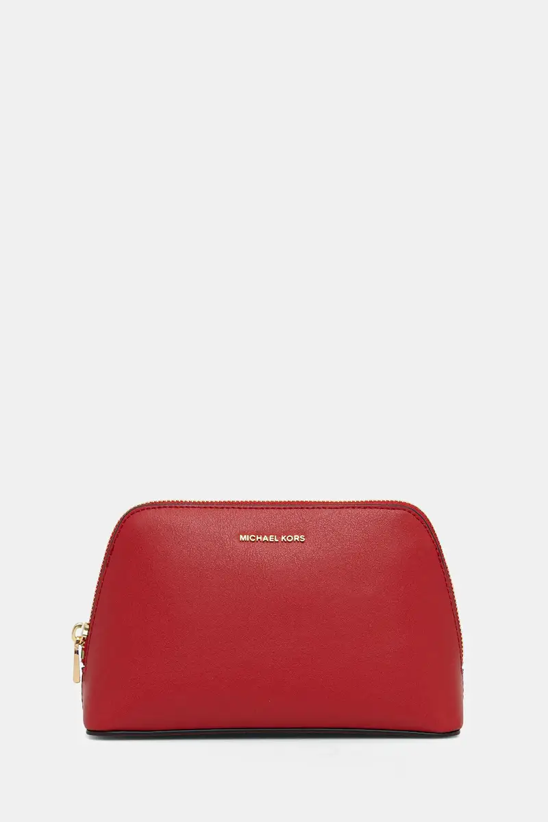 astuccio per trucchi in pelle colore rosso 32F5GJ6T2T