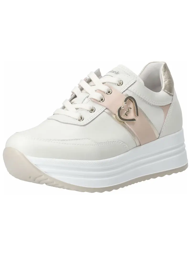 Sneaker bassa giallo oro / cipria / bianco