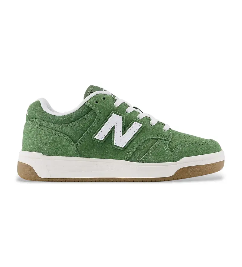 unisex per bambino. PSB480V1 Sneakers in pelle verde B480...