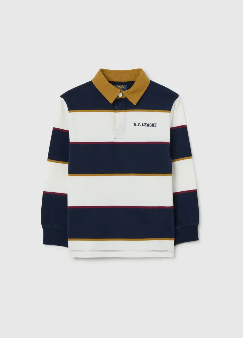 , Polo Da Bambino In Puro Cotone Multicolor Regular Fit,...