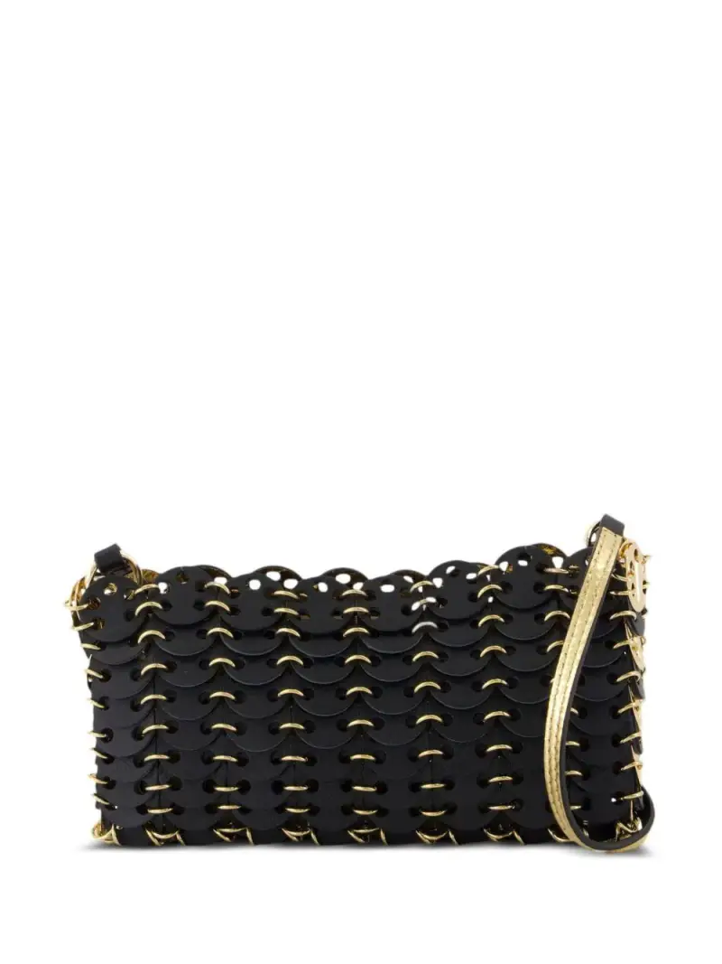 Borsa a spalla Nano 1969 nera con catena Nero