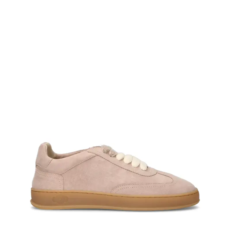 Sneaker donna cipria in suede Vario