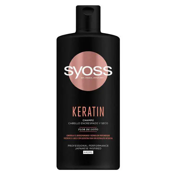 Keratin Shampoo Capelli crespi e secchi 440 ml